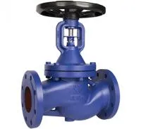 Клапан запорный чугунный фланцевый с сильфонным уплотнением