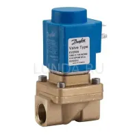 Клапан соленоидный EV250B с принудительным подъемом, с катушкой, Danfoss