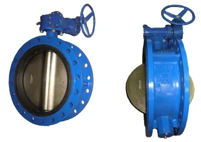 Затвор поворотный дисковый чугунный фланцевый BUV-FL Серия 226 с рукояткой и редуктором В Набережных Челнах