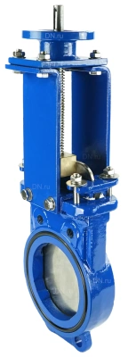 Задвижка шиберная дн.ру GGG40-SS304-NBR-2W-ISO Ру10 с голым штоком и невыдвижным шпинделем В Набережных Челнах